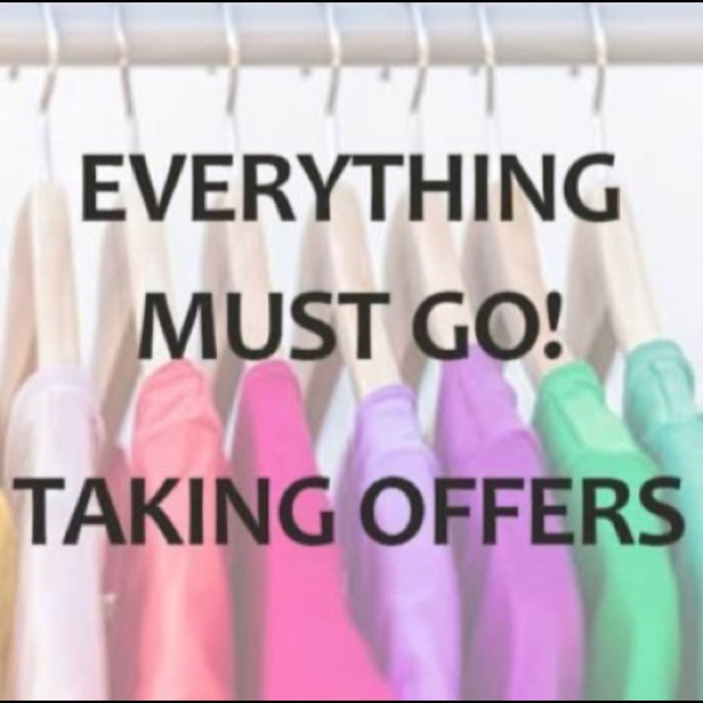 Closet Clean out Sale